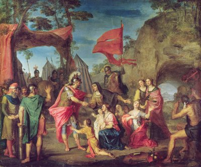 Coriolano en el campamento volsciano, 1747 de Louis Galloche